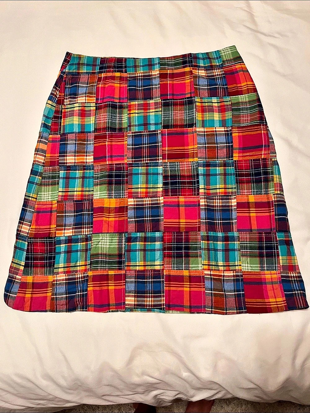 Madras skirt